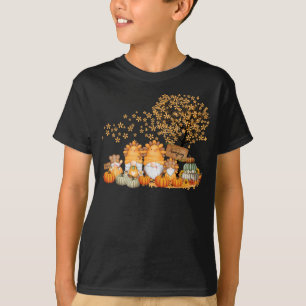 T-shirt Gnomes mignons Bon thanksgiving Automne Gnomes Cit