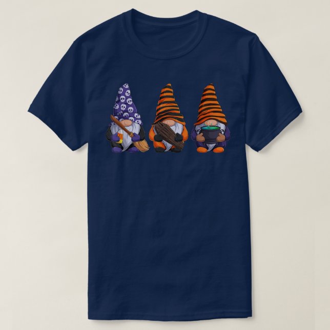 T-shirt Gnomes sorcières Lazy Halloween Costume mignon Gno (Design devant)
