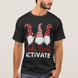 T-shirt Gnomes XMAS Saint-Esprit Activate - Drôle chrétien