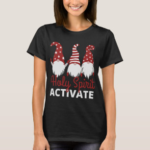 T-shirt Gnomes XMAS Saint-Esprit Activate - Drôle chrétien
