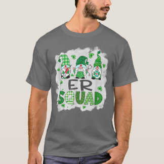 T-shirt Gnomies de l'escouade d'urgence blanchie Jour de l