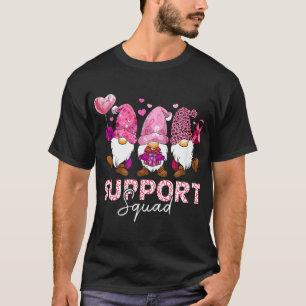 T-shirt Gnomies Drôle Les Gnomes Soutiennent L'Équipe Canc