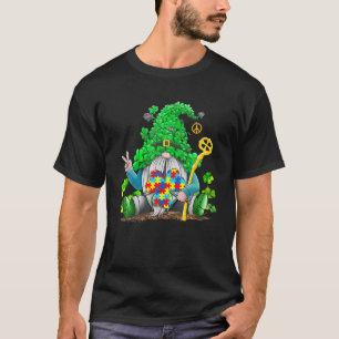 T-shirt Gnomies Shamrock Autism Awareness St Patricks Day