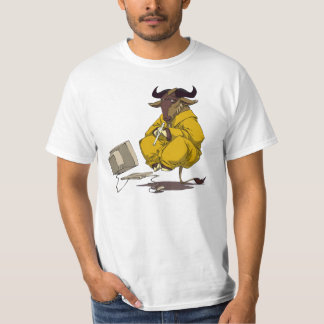 T-shirt GNOU de Cannelure-playing