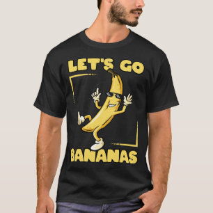 T-shirt Go Bananas Cool Thug Banana avec lunettes de solei