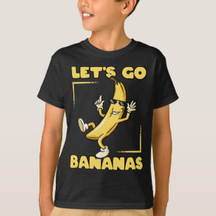 T-shirt Go Bananas Cool Thug Banana avec lunettes de solei