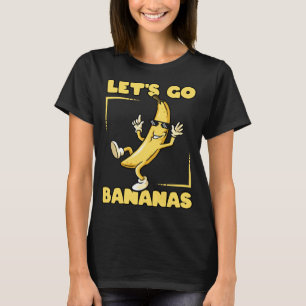 T-shirt Go Bananas Cool Thug Banana avec lunettes de solei