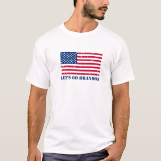T-shirt Go Brandon - Drapeau américain