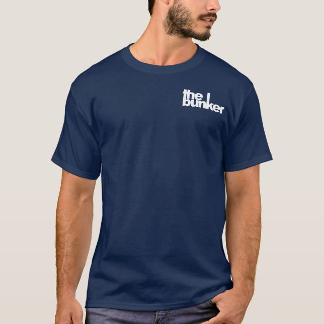 T-shirt go/bunker t bleu (Devant)