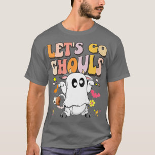 T-shirt Go Ghouls Halloween Ghost Groovy Retro 70s Hi