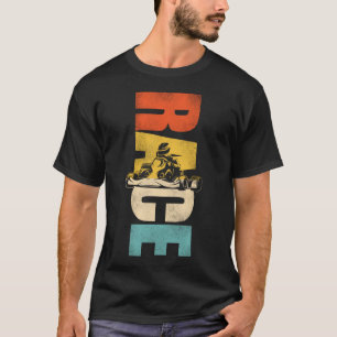 T-shirt Go Kart Race Retro Vintage