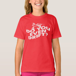 T-shirt Go Kart Racer Faites-Vous Même Dévier Race Track G