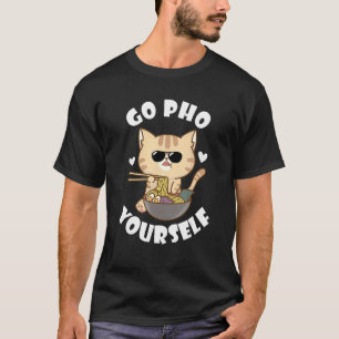 T-shirt Go Pho Chat Viêt-namien Soupe aux nouilles Soupe a