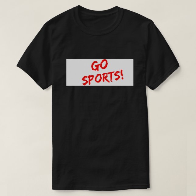 T-shirt Go Sports pour tous les sports (Design devant)