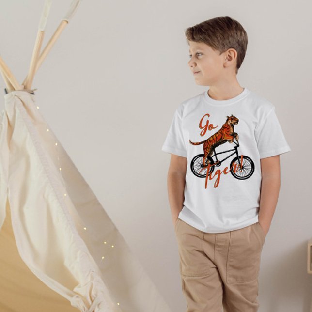 T-shirt Go Tiger Bicycle (Créateur téléchargé)