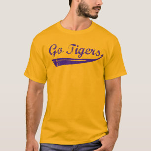 T-shirt Go Tigers Vintage (violet)