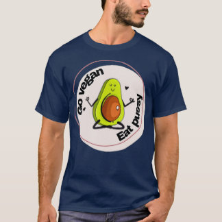 T-shirt Go vegan manger chatte