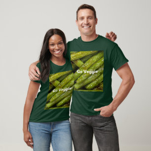 T-shirt Go Veggie Green Beans