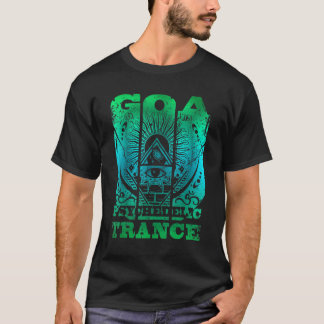 T-shirt Goa Psychedelic Trance Om Psytrance Raver