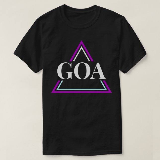 T-shirt GOA Techno House Party EDM Festival Electro Rave 1 (Design devant)
