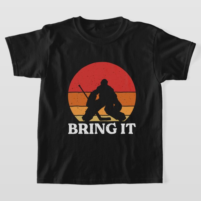 T-shirt Goalie De Hockey Sur Glace (Poser)