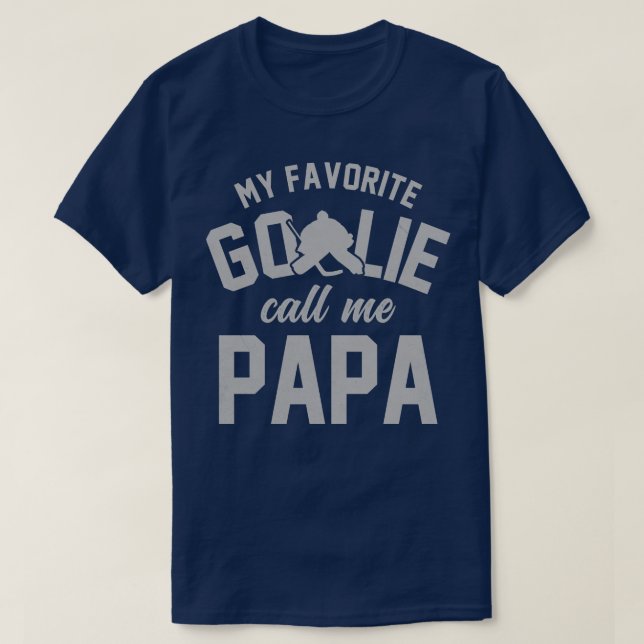 T-shirt goalie papa (Design devant)