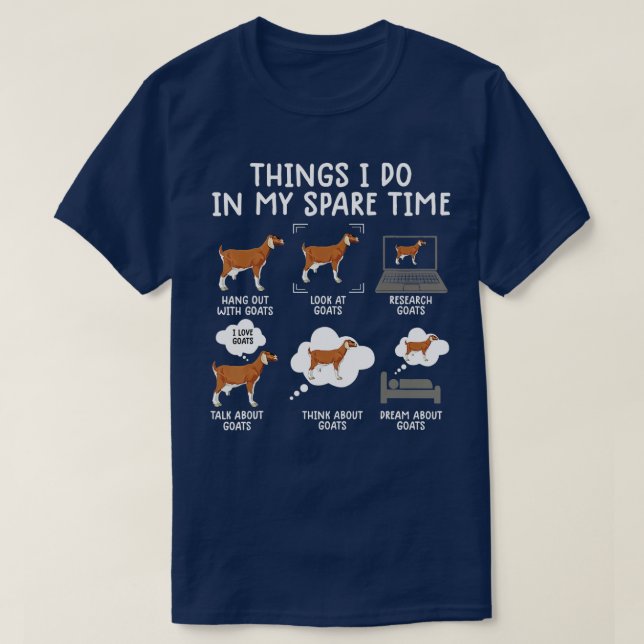 T-shirt goat gifts goat tee shirt famer tee gifts goat shi (Design devant)