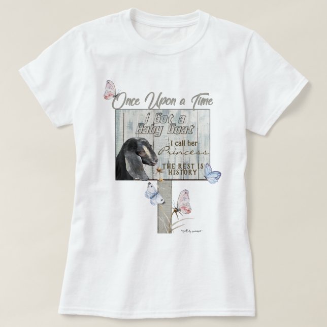 T-shirt GOAT LOVE | Il était une fois (Design devant)