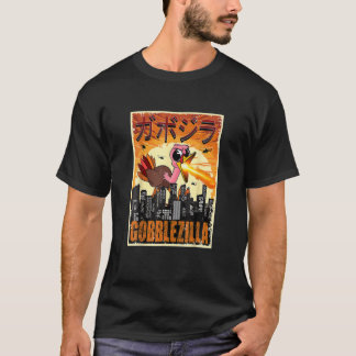 T-shirt Gobblezilla Turquie Thanksgiving