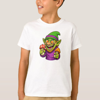 T-shirt Goblin Mushroom Fantasy Design