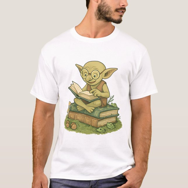 T-shirt Goblincore Reading Club Fairy Books (Devant)