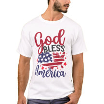 T-shirt God Bless America