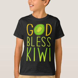T-shirt God Bless Kiwi - Fruit Love Kiwi