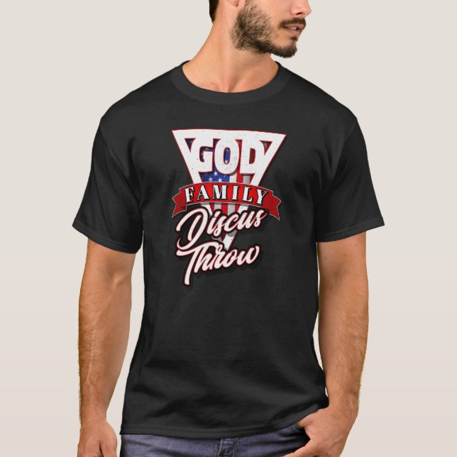 T-shirt God Family and Discus Throw (Devant)