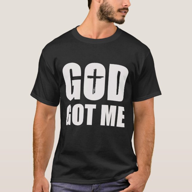 T-shirt GOD GOT ME Blk (Devant)