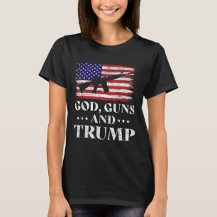 T-shirt God Guns Et Trump Shirt, Donald Trump Pour