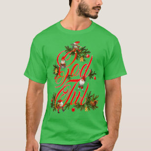 T-shirt God Jul Norwegian Christmas Norvège Elfes Juleniss