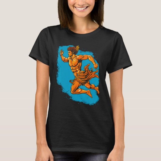 T-shirt God of Speed Greek Mythology 1 (Devant)