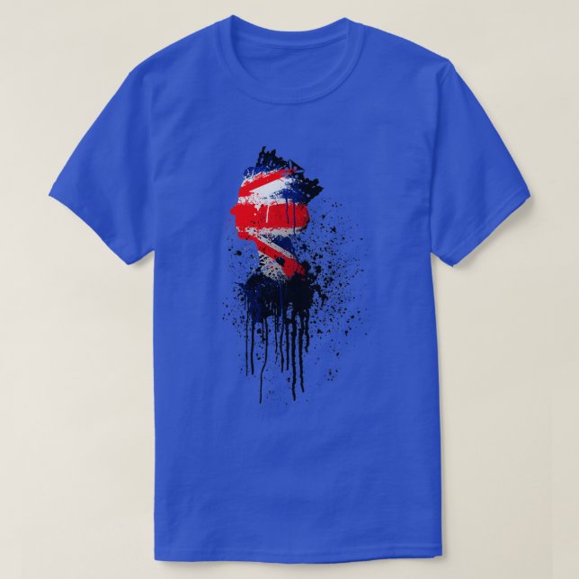 T-shirt God save the QUEEN  (Design devant)