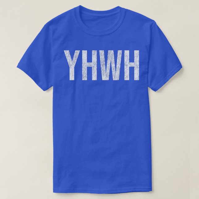 T-shirt God YHWH en Hebrew Meaning Tetragrammaton Yahmal F (Design devant)