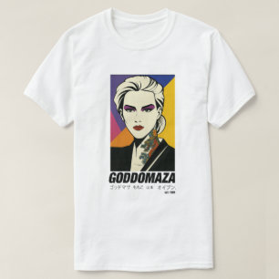 T-SHIRT GODDOMAZA EST. 1985 COLORED HOMMES WHITE TEE