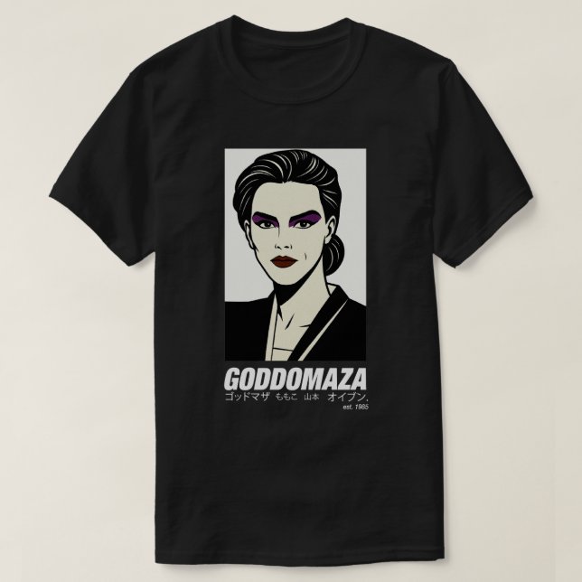 T-SHIRT GODDOMAZA EST. 1985 PT. 1 HOMME NOIR TEE (Design devant)