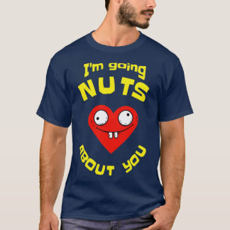 T-shirt Gode Nuts Funny Coeur Amour Valentine