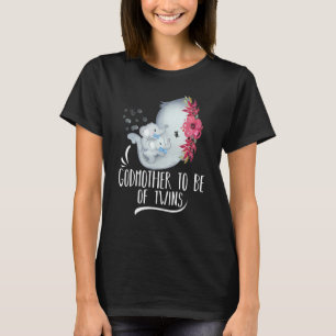 T-shirt Godmère d'être de jumeaux jumeaux bébés garçons él