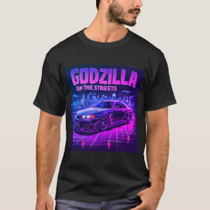 T-shirt Godzilla dans les rues