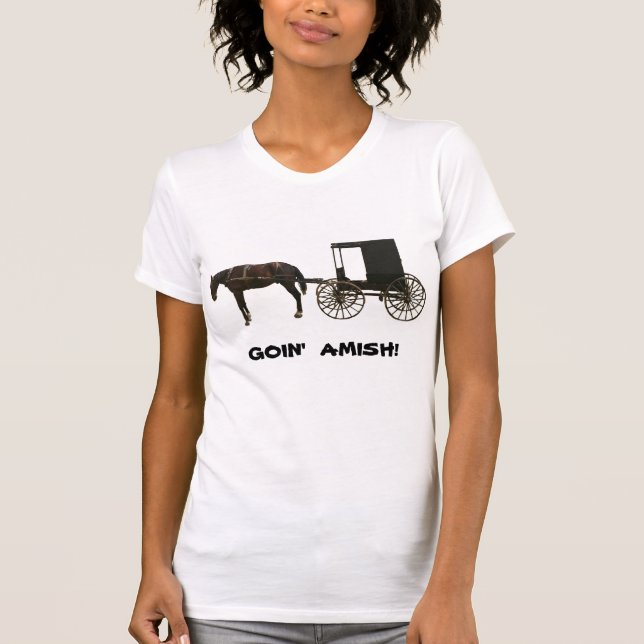 T-shirt Goin Amish (Devant)