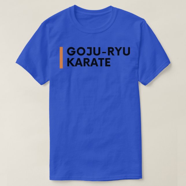T-shirt GoJuRyu Orange (Design devant)