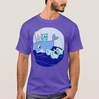 T-shirt golang gopher docker