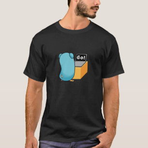 T-shirt Golang Gopher : Ne me dérange pas