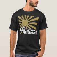 Gold LB Performance Liberty Walk Logo avec Japanes